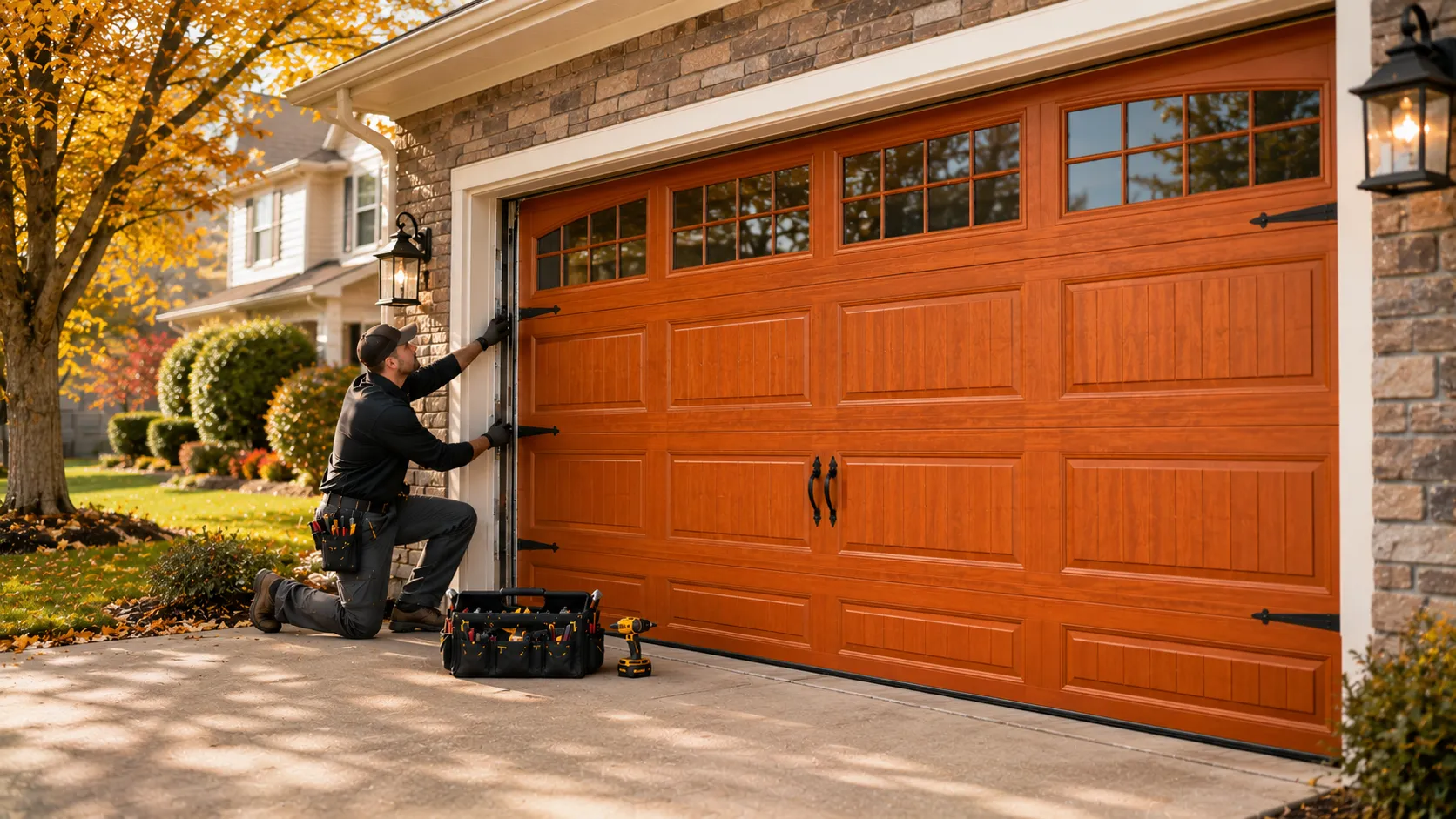 Garage door guides for Loveland homeowners
