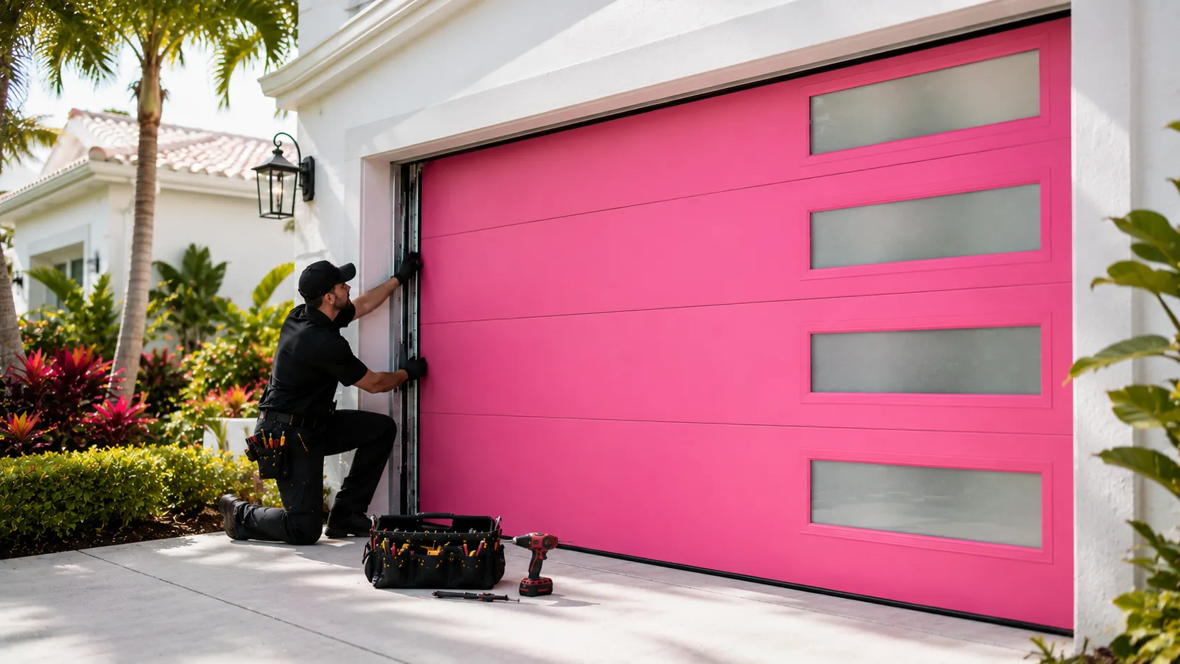Garage doors we install