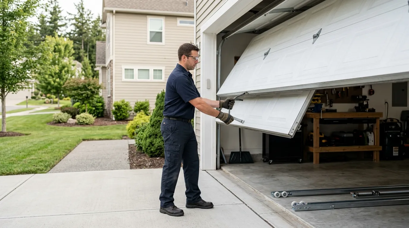 Repaired & tested - Loveland garage door service