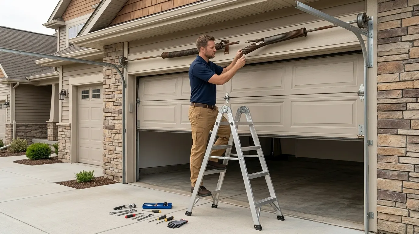 Repaired & tested - Loveland garage door service