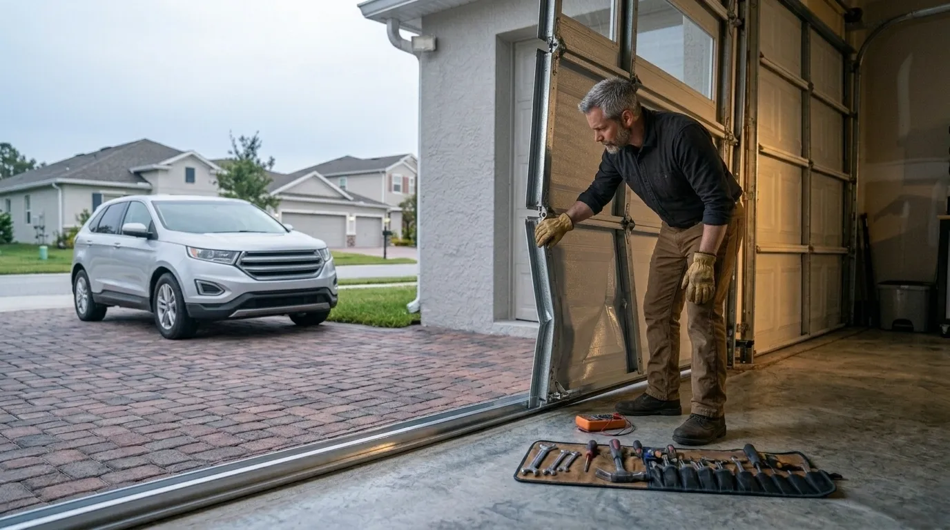 Repaired & tested - Loveland garage door service